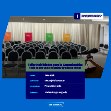 Taller Habilidades para la Comunicación: Todo lo que vas a necesitar (y aún no viste) Taller Habilidades para la Comunicación: Todo lo que vas a necesitar (y aún no viste)