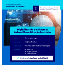 Digitalización de Sistemas Físico-Cibernéticos Industriales" 