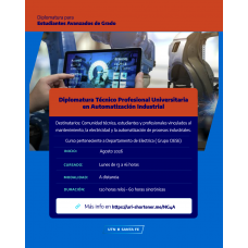 Diplomatura Técnico Profesional Universitaria en Automatización Industrial